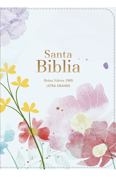 Biblia RVR 1960 Compacta Letra Grande 11 puntos Símil Piel Azul Claro