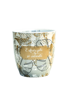 Taza Alegría Esfuerzate y se Valiente