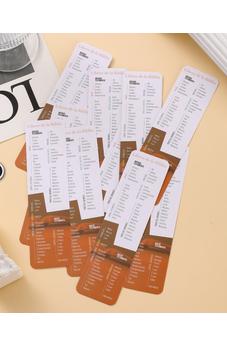 Pack 30 marcadores de libro en caja de cartón. Libros de la Biblia