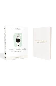 Biblia NVI Nuevo Testamento Bolsillo Blanco Bebés Símil Piel