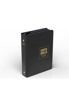 Image of Biblia RVR 1960 Compacta Letra Grande 11 puntos Símil Piel Piel Negro con Cierre y Índice