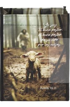 Image of Bolsa Tote Bag Pequeña a Todo Color. Yo Soy el Buen Pastor