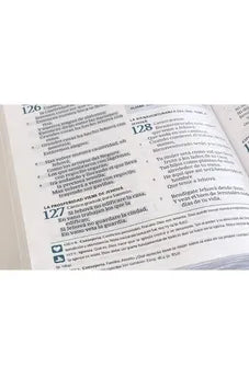 Biblia RVR 1960 Pescador Letra Grande Azul Medianoche Símil Piel