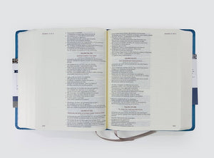 BIBLIA CATÓLICA DE APUNTES TAPA DURA AZUL