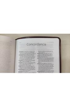 Image of Biblia NVI Compacta Letra Grande Marrón Piel Fabricada