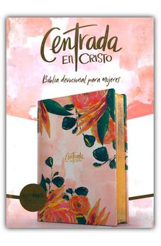 Image of Biblia RVR 1960 Centrada en Cristo Símil Piel Floral