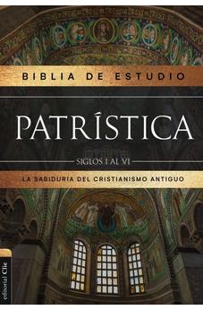 Biblia RVR 1977 de Estudio Patrística Tapa Dura con Índice