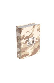 Biblia RVR 1960 Compacta Símil Piel Camuflaje Desierto