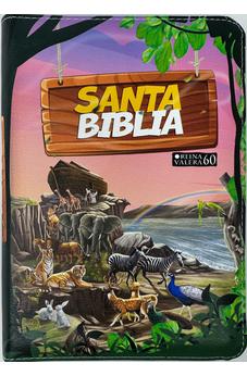 Biblia RVR 1960 Compacta para Niños Vinilo con Cierre