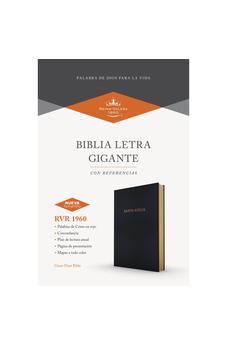 Image of Biblia RVR 1960 Letra Gigante Negro Símil Piel