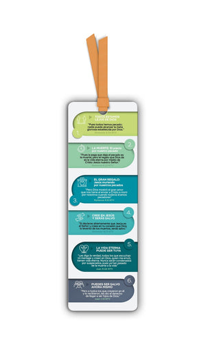 Marcador de Libro con Ribbon Plan de Salvación