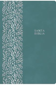 Biblia RVR 1960 Letra Gigante Verde Esmeralda Símil Piel con Índice