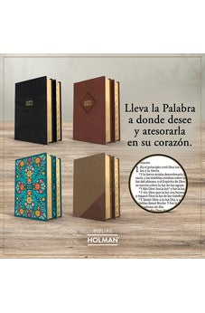 Image of Biblia RVR 1960 Tamaño Manual Símil Piel Café