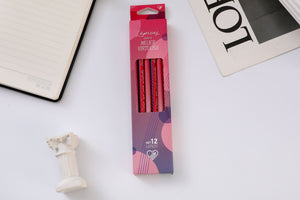 Pack 12 Lápices en Caja de Cartón Mujer Virtuosa