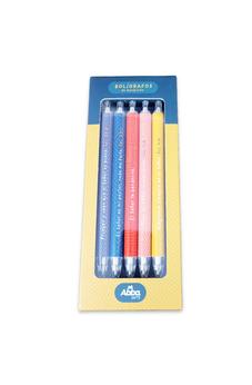 Pack 5 Bolígrafos en Caja Mujer Virtuosa