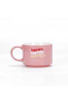 Image of Pack Taza 12 OZ + Llavero de Caucho Colección Primor Dios está Contigo Siempre