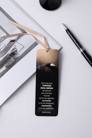 Marcador de Libro con Ribbon Pero los que Confían en el Señor