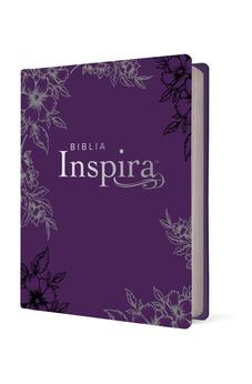Image of Biblia NTV Inspira con Filament Tapa Dura de Símil Piel Lavanda