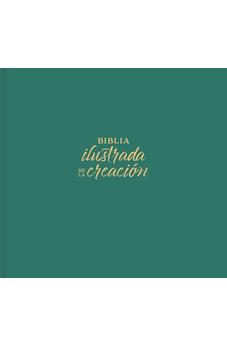 Biblia RVR 1960 Ilustrada de la Creación Turquesa Tela