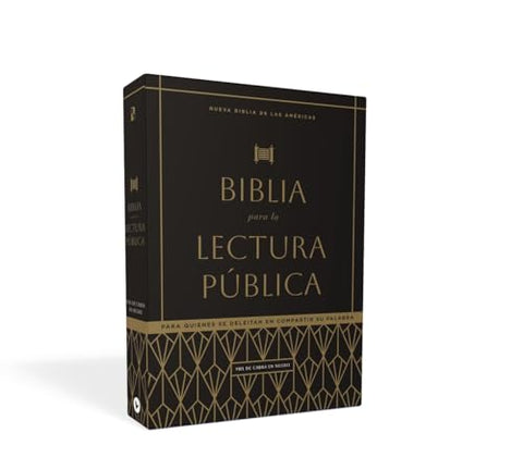 Image of Biblia NBLA para la Lectura Pública Versificada Letra Grande Piel de Cabra  Negro