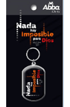 Llavero Nada Es Imposible para Dios