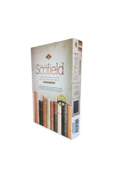 Image of Biblia RVR 1960 de Estudio Scofield Tamaño Personal Chocolate Oscuro Símil Piel