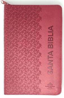 Image of Biblia RVR 1960 Letra Grande con Cierre Símil Piel Tamaño Manual Vino con Índice