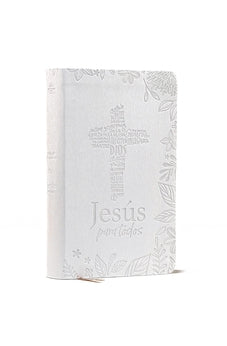 Image of Biblia RVR 1960 Jesús para Todos Letra Grande Tamaño Manual Marfíl Símil Piel con Índice