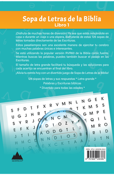 Sopa de Letras de la Biblia Letra Grande Libro 1