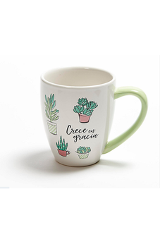 Taza Suculenta Crece en Gracia