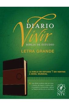 Biblia NTV de Estudio Diario Vivir Letra GrandeSentipiel Café Café Claro