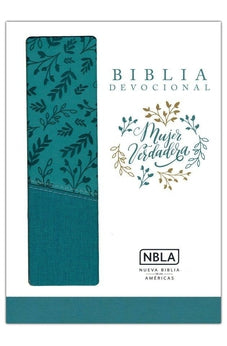 Biblia NBLA Devocional Mujer Verdadera Duotono Aqua