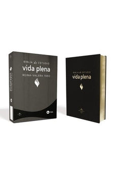 Biblia RVR 1960 de Estudio Vida Plena Piel Negra