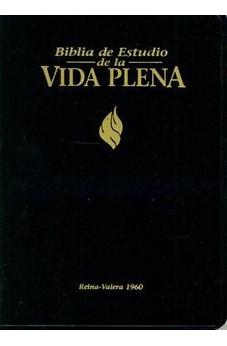 Biblia RVR 1960 de Estudio Vida Plena Simil Negro