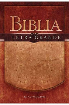 Biblia RVR 1909 Letra Grande Rústica