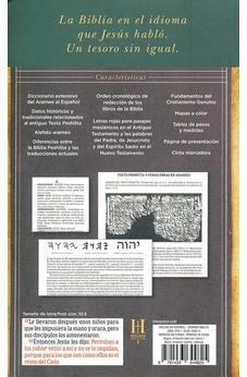Image of Biblia Peshitta Negro Imitación Piel con Índice