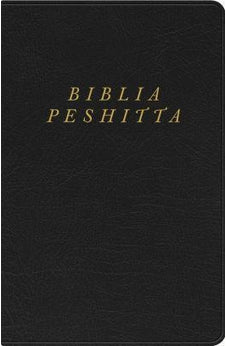 Biblia Peshitta Imitación Piel Negro