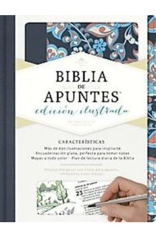 Biblia RVR 1960 de Apuntes Edición Ilustrada Tela en Rosado y Azul