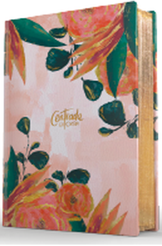 Image of Biblia RVR 1960 Centrada en Cristo Símil Piel Floral