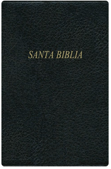 Biblia RVR 1960 KJV Bilingüe Piel Negro