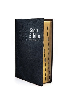 Image of Biblia RVR 1960 Letra Súper Gigante Palabras de Jesús en Rojo con Concordancia Rvr082Clsgipjrt Tapa Vinilo Negro Canto Dorado Índice