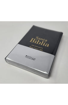 Image of Biblia RVR 1960 Letra Súper Gigante Negro con Cierre con Índice