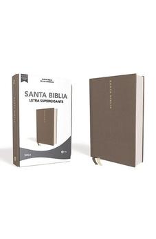 Image of Biblia NBLA Letra Súper Gigante Tapa Dura Tela Gris Letra Roja